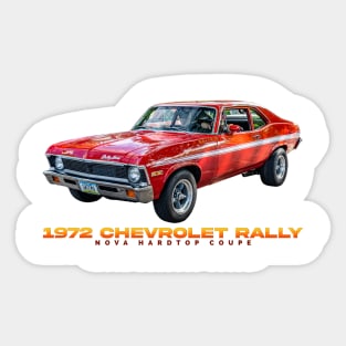 1972 Chevrolet Rally Nova Hardtop Coupe Sticker